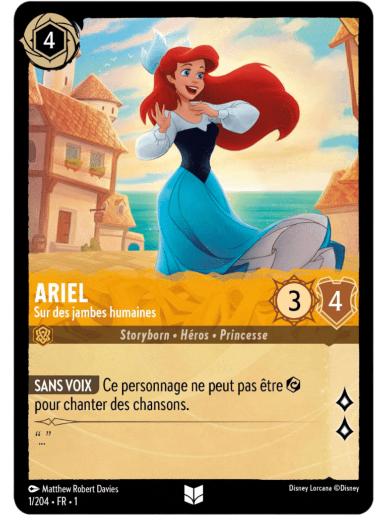 Ariel Sur des jambes humaines