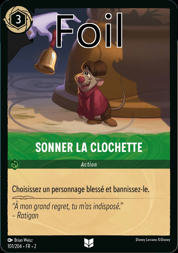 Sonner la clochette Foil