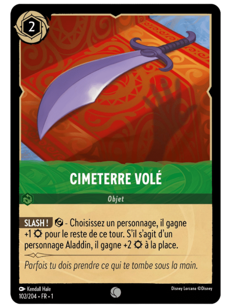 Cimeterre volé