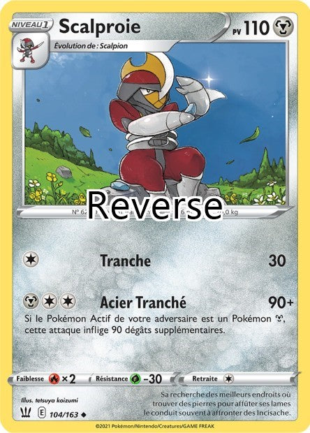 Scalproie 104 reverse