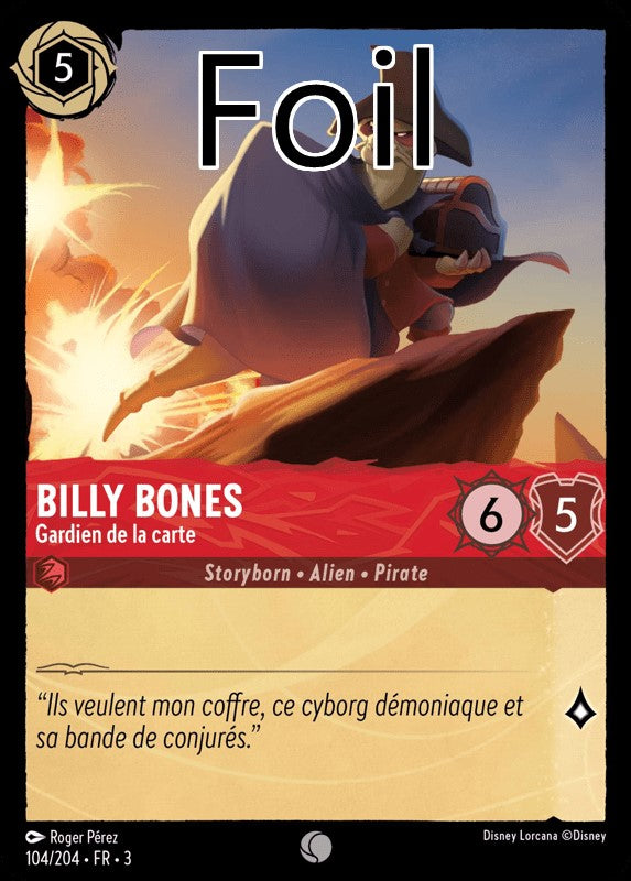 Billy Bones foil Gardien de la carte