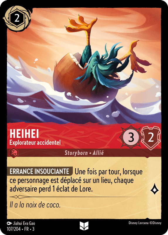 HeiHei Exploreur accidentel