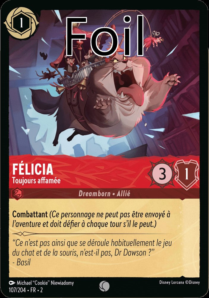 Félicia Foil
Toujours affamé