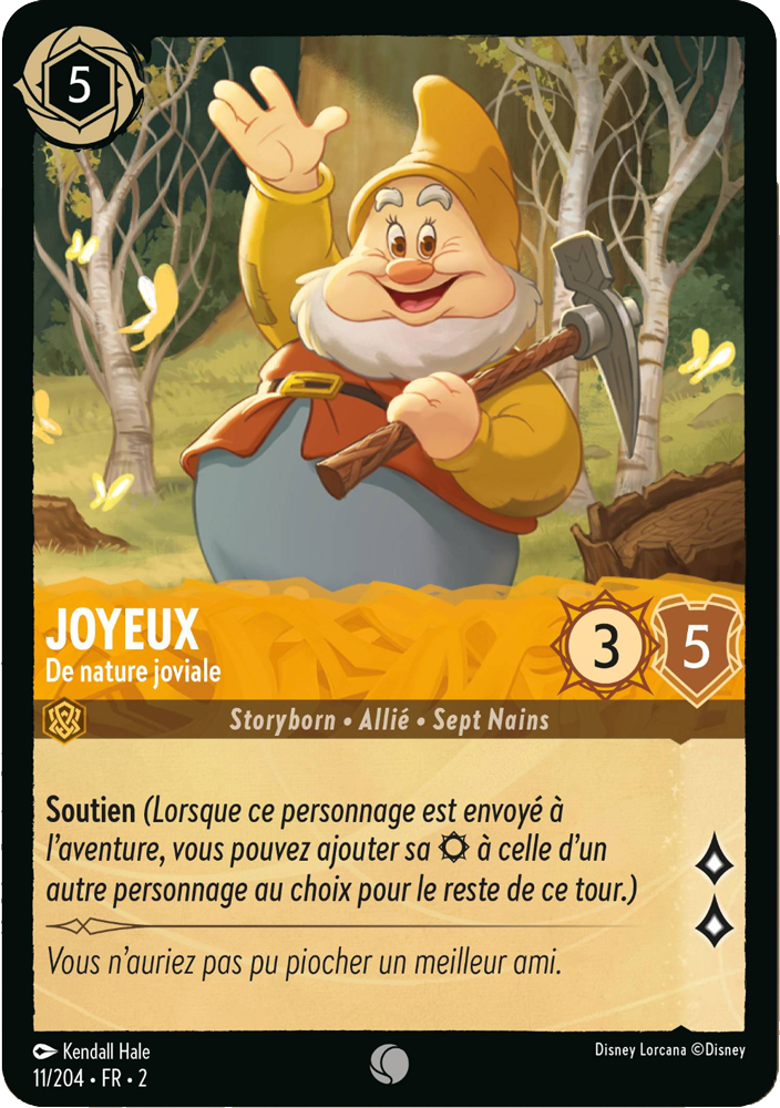 Joyeux De nature joviale