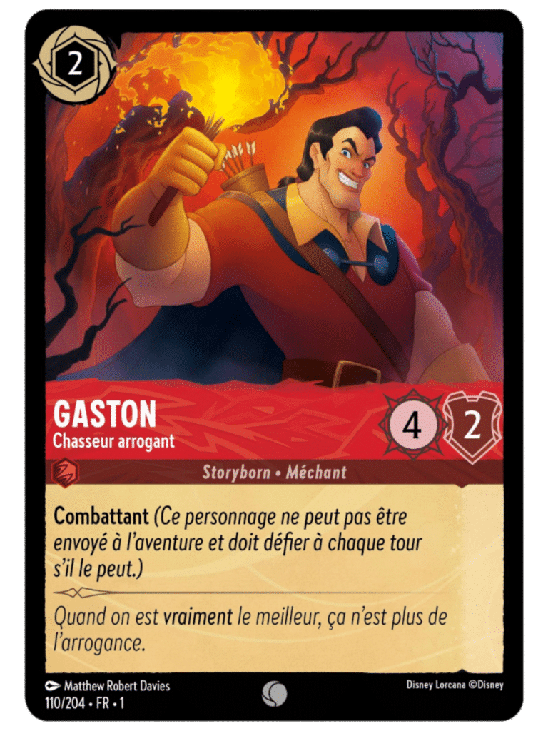 Gaston Chasseur arrogant