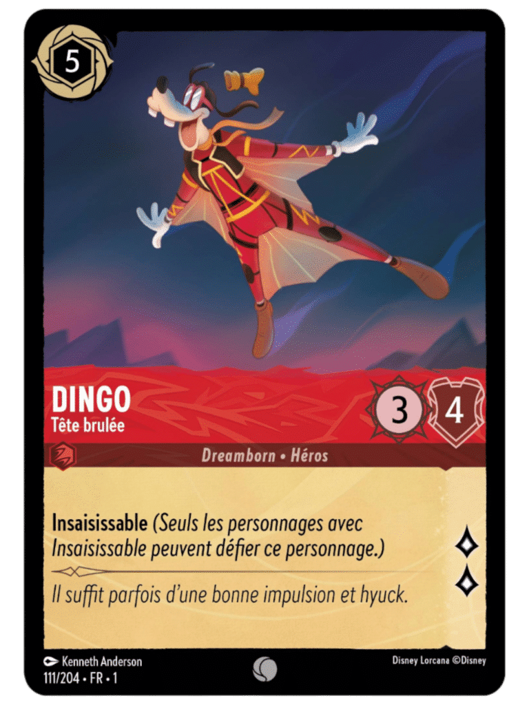 Dingo Tête brulée