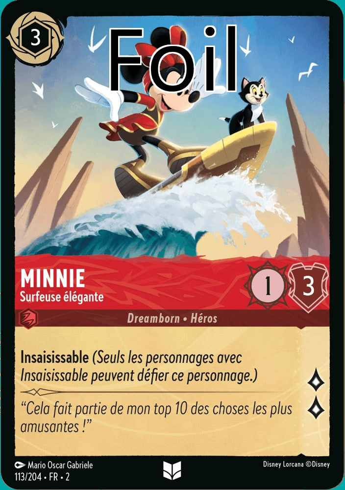 Minnie Foil
Surfeuse élégante