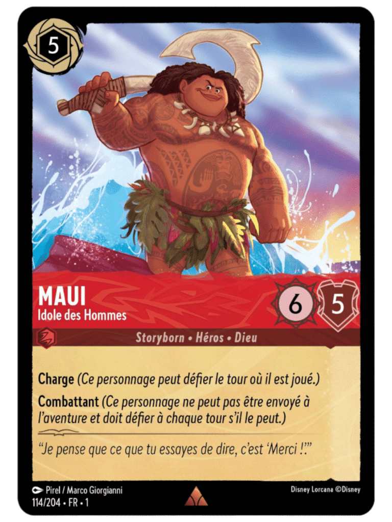 Maui Idole des hommes