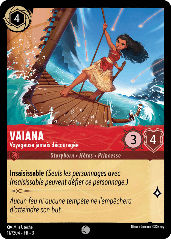 Vaiana Voyageuse jamais découragée