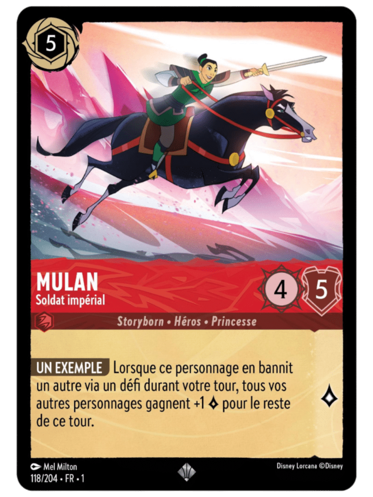 Mulan Soldat Impérial