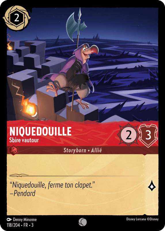 Niquedouille Sbire vautour