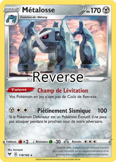 Metalosse 118 reverse