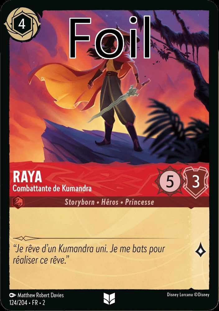 Raya Foil
Combattante de Kumandra