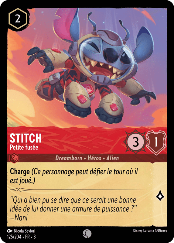 Stitch Petite fusée