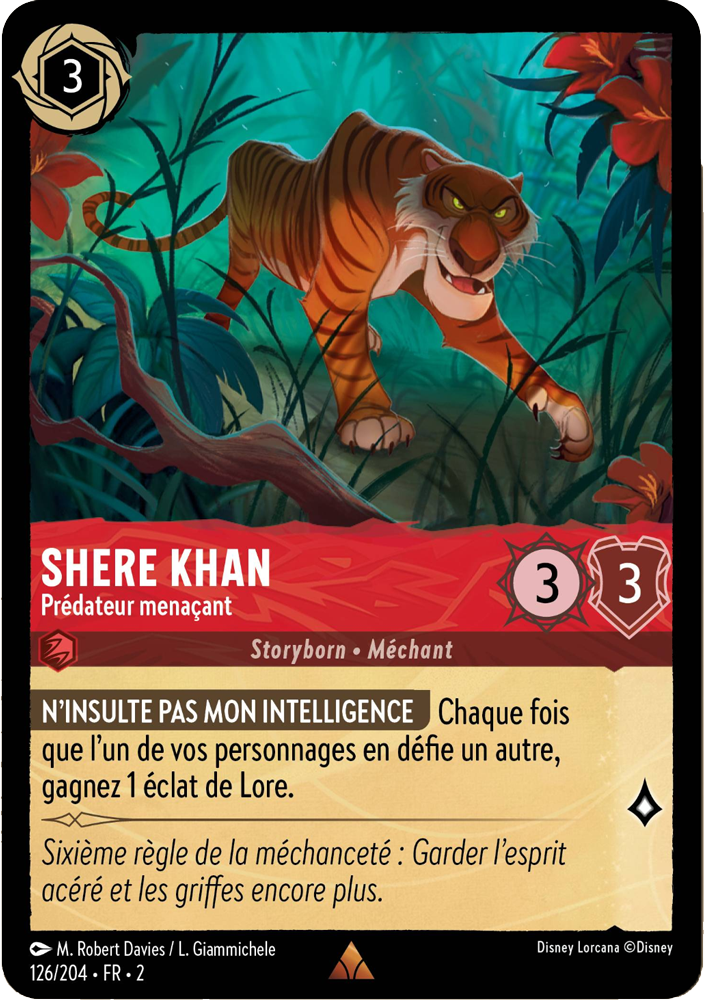 Shere Khan Prédateur menaçant