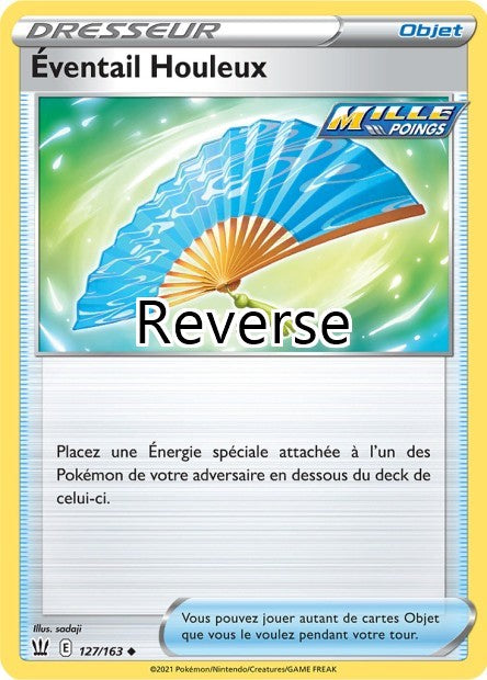 Eventail Houleux 127 reverse
