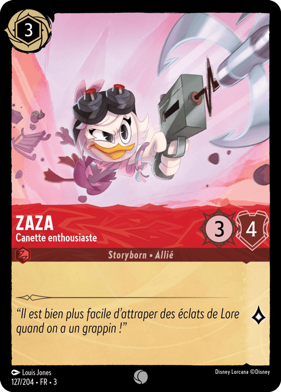 Zaza Canette enthousiaste