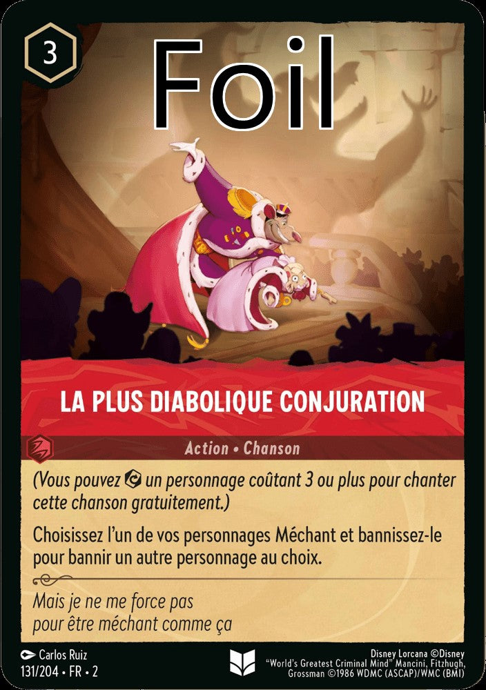 La plus diabolique conjuration Foil