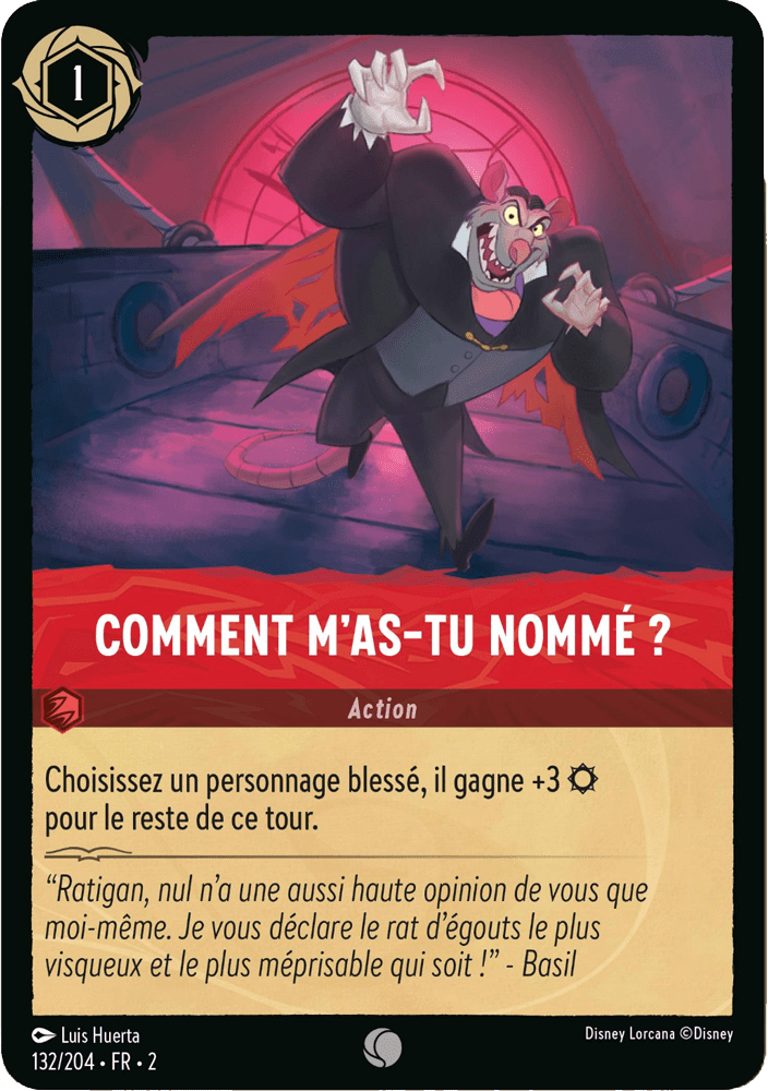 Comment m’as-tu nommé ?