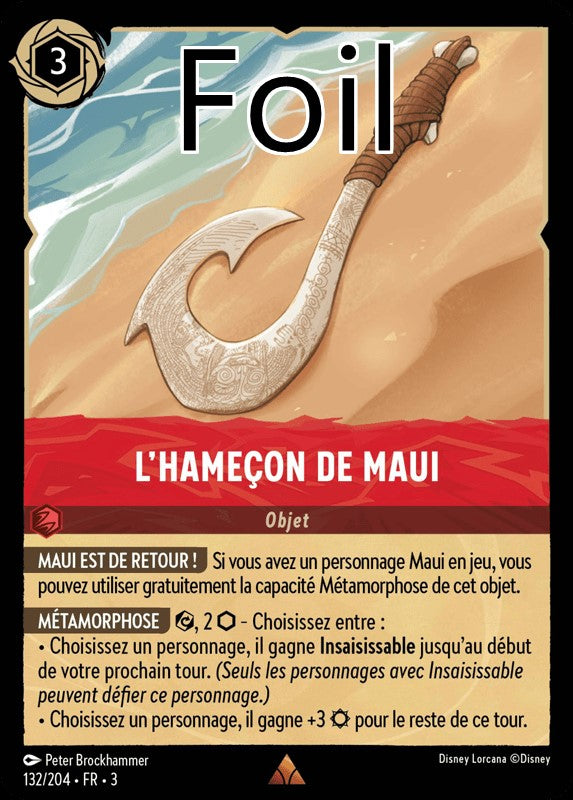 L’hameçon de Maui foil