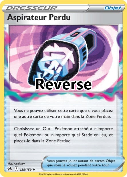 Aspirateur Perdu reverse