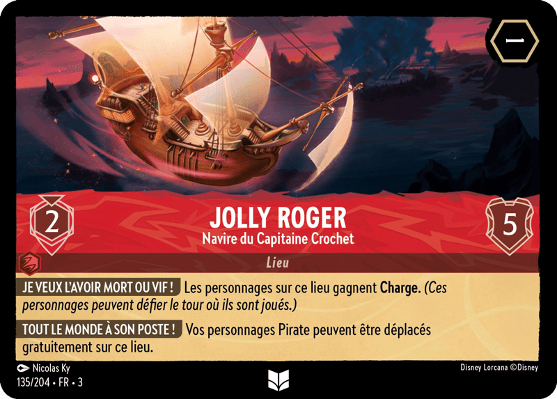 Jolly Roger Navire du Capitaine Crochet