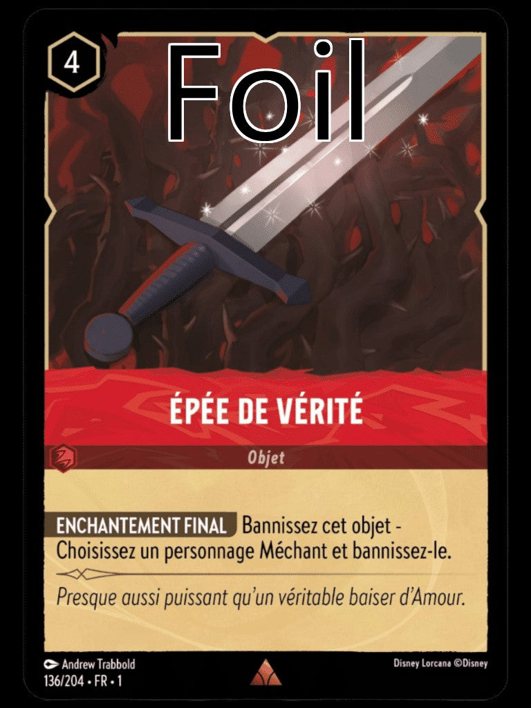 Épée de vérité Foil