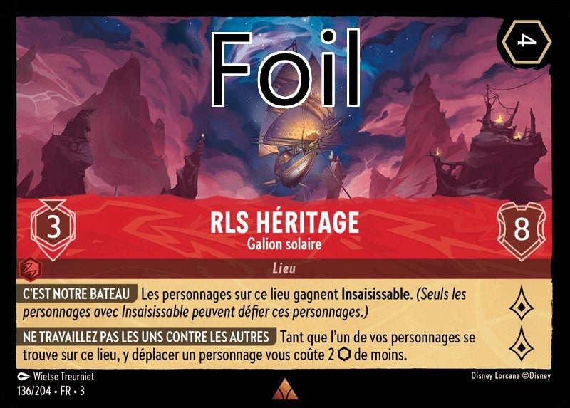RLS Héritage foil Galion solaire