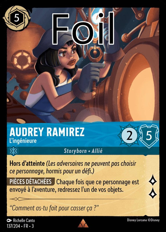 Audrey Ramirez foil L’ingérnieure