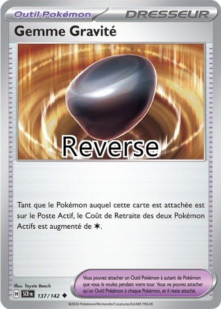 Gemme Gravité reverse