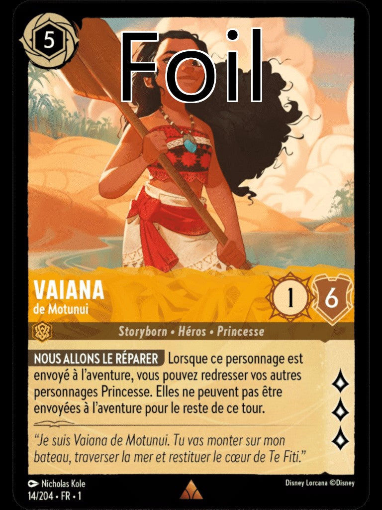 Vaiana Foil
De Motunui