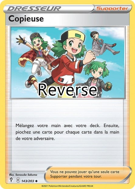 Copieuse reverse