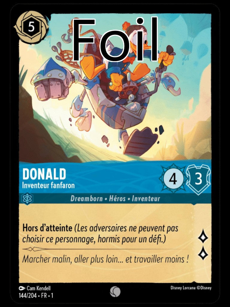 Donald Duck Foil
Inventeur fanfaron