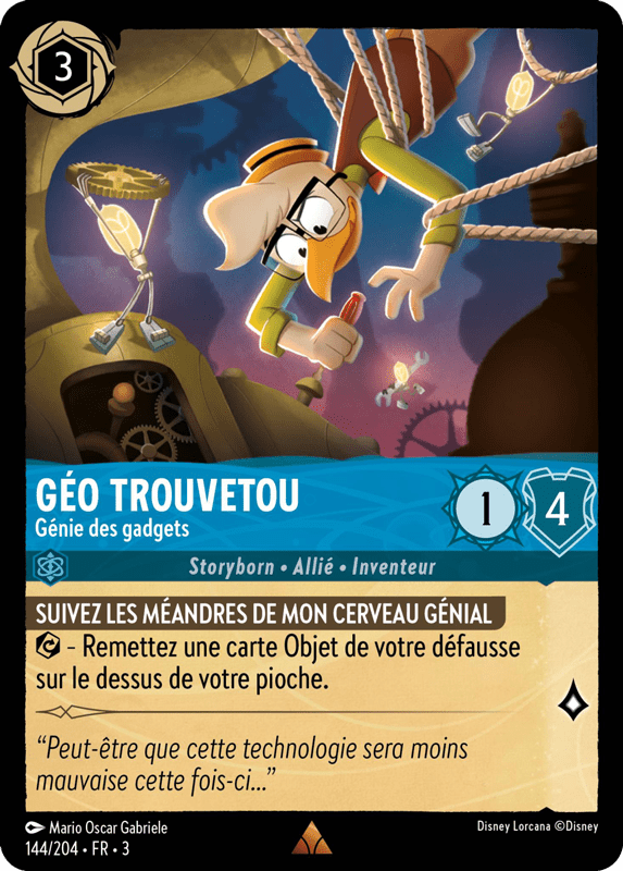 Géo Trouvetou Génie des gadgets