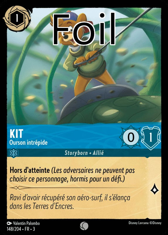 Kit foil Ourson intrépide