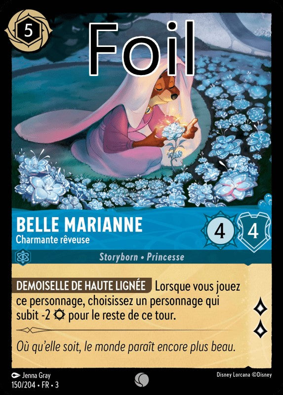 Dame Marianne foil Charmante Rêveuse