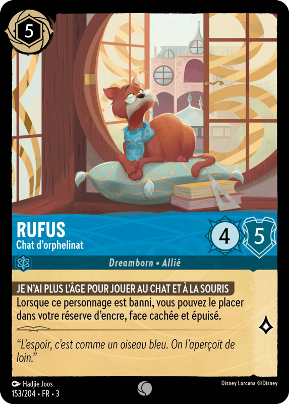 Rufus Chat d’orphelinat