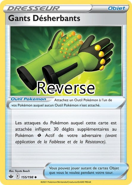 Gants Désherbants reverse