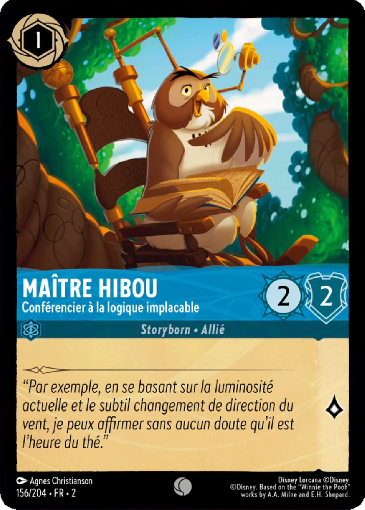Maître Hibou Conférencier à la logique implacable