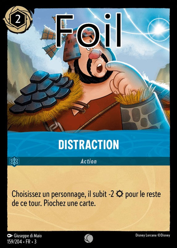 Distraction foil