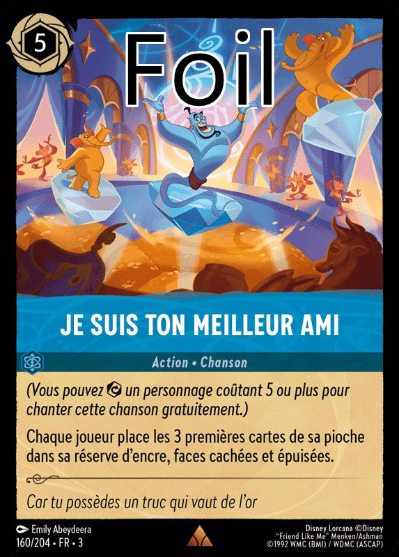 Je suis ton meilleur ami foil