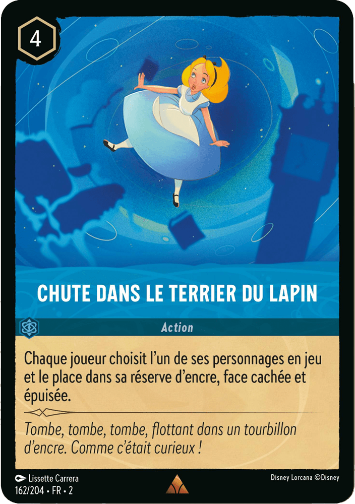 Chute dans le terrier du lapin