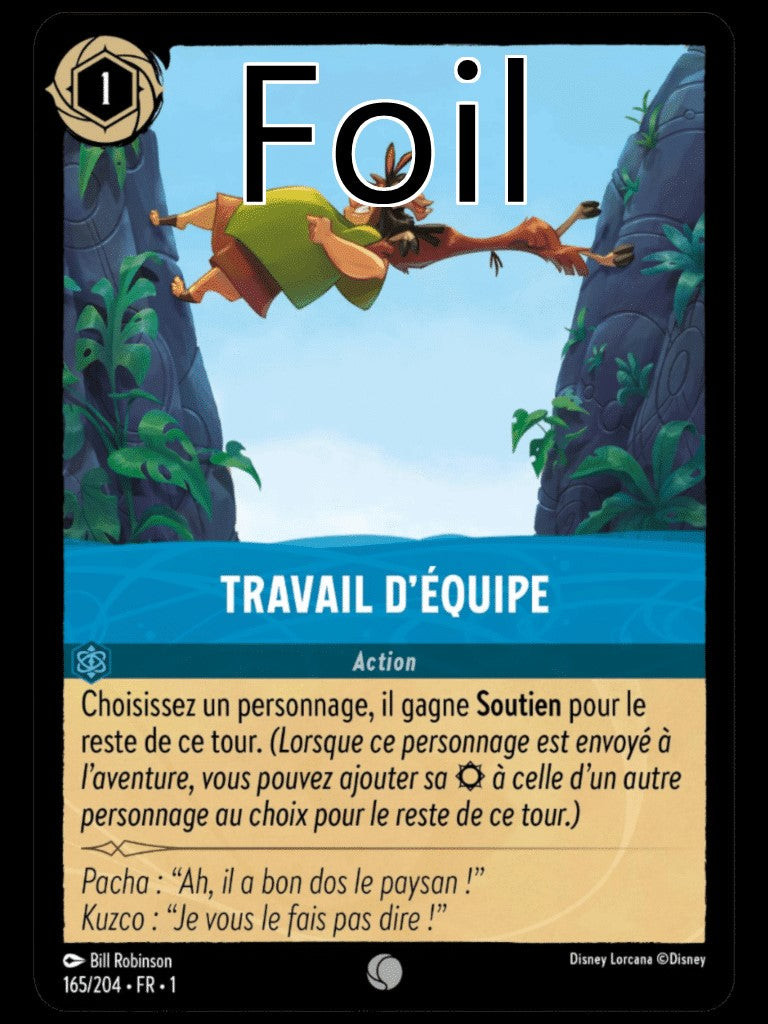 Travail d’équipe Foil