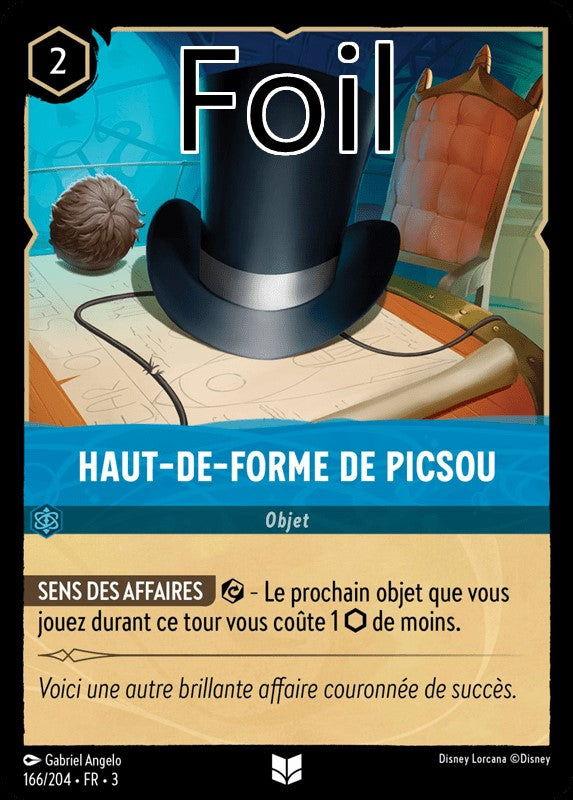 Haut-de-forme de Picsou foil