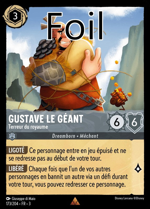 Gustave le géant foil Terreur du Royaume