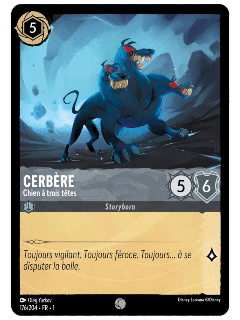 Cerbère Chien à trois têtes