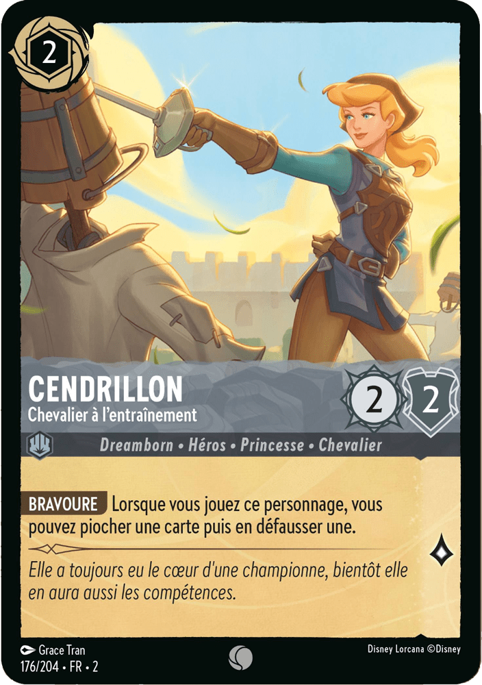 Cendrillon Chevalier à l’entraînement