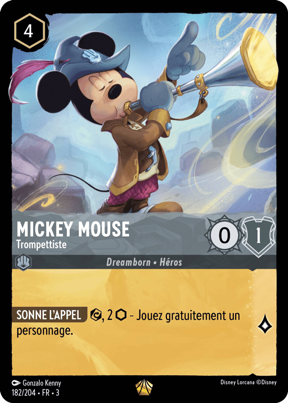 Mickey Mouse Trompettiste