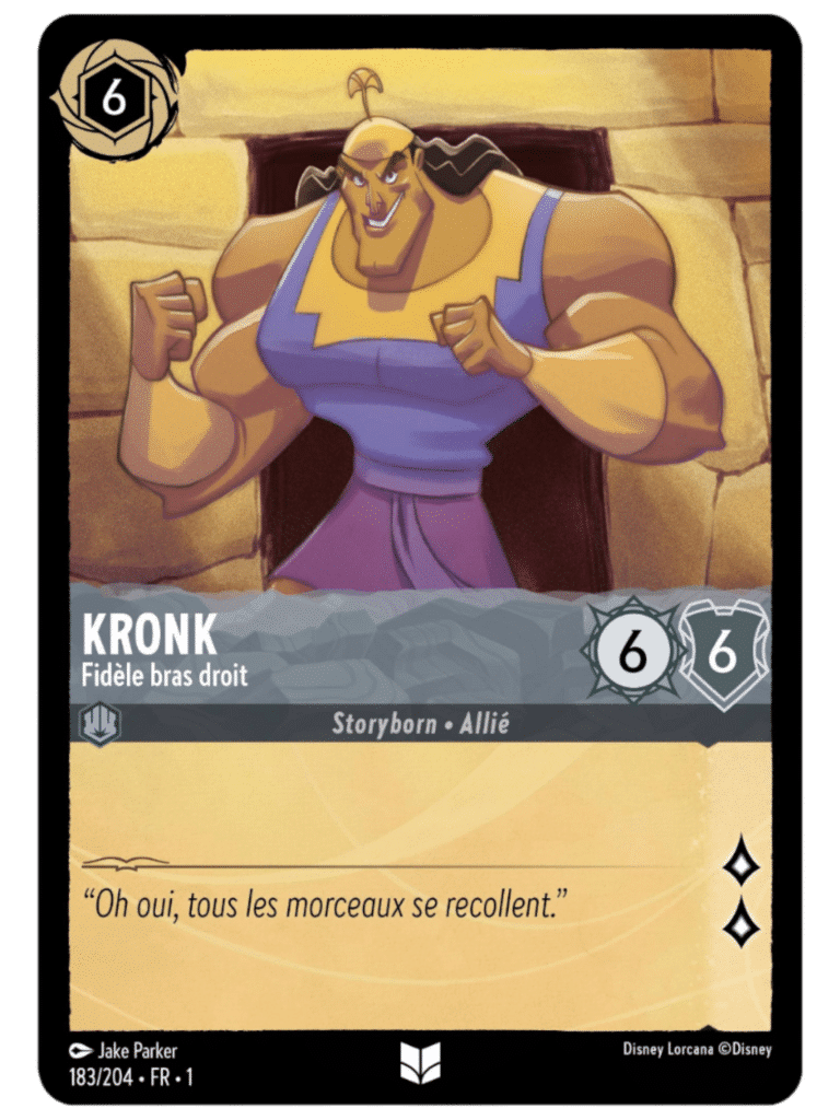 Kronk Fidèle bras droit