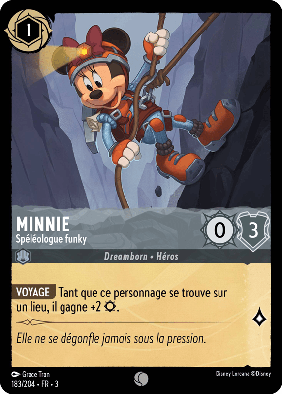 Minnie Spéléologue funky